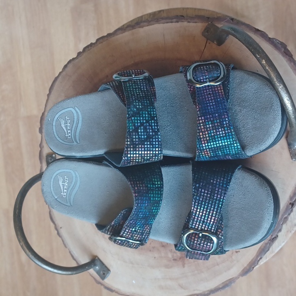 Dansko Sophie mosaic sandals women's size 38